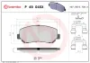Bremsbelagsatz, Scheibenbremse Vorderachse BREMBO P 49 045X Bild Bremsbelagsatz, Scheibenbremse Vorderachse BREMBO P 49 045X
