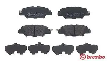 Bremsbelagsatz, Scheibenbremse Hinterachse BREMBO P 49 053 Bild Bremsbelagsatz, Scheibenbremse Hinterachse BREMBO P 49 053