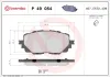 Bremsbelagsatz, Scheibenbremse Vorderachse BREMBO P 49 054