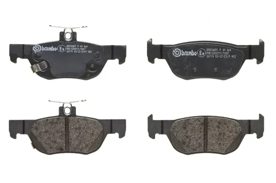 Bremsbelagsatz, Scheibenbremse Hinterachse BREMBO P 49 064 Bild Bremsbelagsatz, Scheibenbremse Hinterachse BREMBO P 49 064