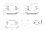 Bremsbelagsatz, Scheibenbremse BREMBO P 49 067