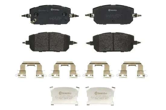 Bremsbelagsatz, Scheibenbremse Vorderachse BREMBO P 49 067 Bild Bremsbelagsatz, Scheibenbremse Vorderachse BREMBO P 49 067