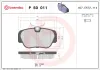 Bremsbelagsatz, Scheibenbremse Vorderachse BREMBO P 50 011 Bild Bremsbelagsatz, Scheibenbremse Vorderachse BREMBO P 50 011