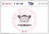 Bremsbelagsatz, Scheibenbremse Hinterachse BREMBO P 50 032 Bild Bremsbelagsatz, Scheibenbremse Hinterachse BREMBO P 50 032