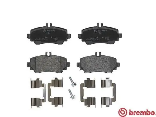 Bremsbelagsatz, Scheibenbremse Vorderachse BREMBO P 50 036 Bild Bremsbelagsatz, Scheibenbremse Vorderachse BREMBO P 50 036