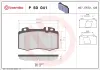 Bremsbelagsatz, Scheibenbremse BREMBO P 50 041