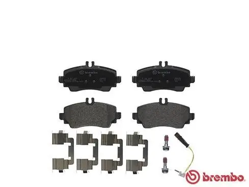 Bremsbelagsatz, Scheibenbremse Vorderachse BREMBO P 50 047