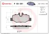 Bremsbelagsatz, Scheibenbremse Hinterachse BREMBO P 50 051 Bild Bremsbelagsatz, Scheibenbremse Hinterachse BREMBO P 50 051