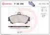 Bremsbelagsatz, Scheibenbremse Vorderachse BREMBO P 50 055 Bild Bremsbelagsatz, Scheibenbremse Vorderachse BREMBO P 50 055