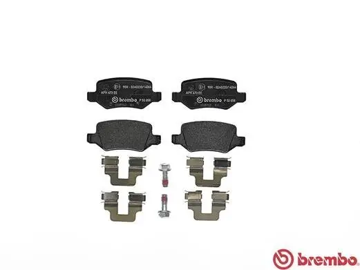 Bremsbelagsatz, Scheibenbremse Hinterachse BREMBO P 50 058 Bild Bremsbelagsatz, Scheibenbremse Hinterachse BREMBO P 50 058