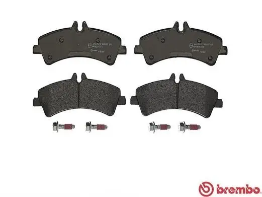 Bremsbelagsatz, Scheibenbremse Hinterachse BREMBO P 50 060 Bild Bremsbelagsatz, Scheibenbremse Hinterachse BREMBO P 50 060