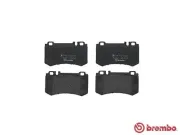 Bremsbelagsatz, Scheibenbremse Hinterachse BREMBO P 50 061