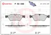 Bremsbelagsatz, Scheibenbremse Vorderachse BREMBO P 50 063 Bild Bremsbelagsatz, Scheibenbremse Vorderachse BREMBO P 50 063