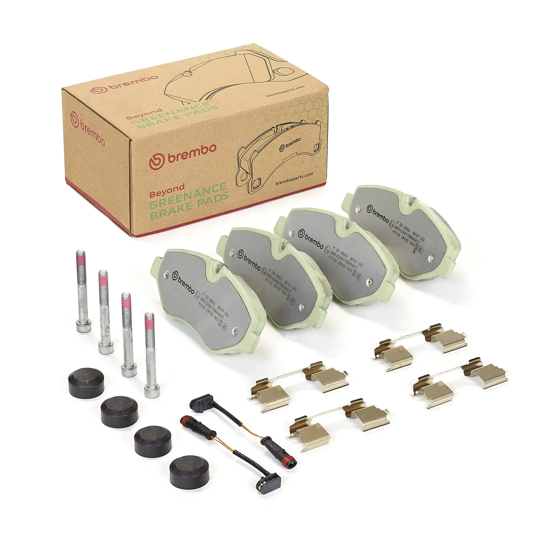 Bremsbelagsatz, Scheibenbremse BREMBO P 50 085G