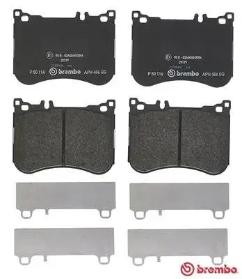 Bremsbelagsatz, Scheibenbremse Vorderachse BREMBO P 50 114 Bild Bremsbelagsatz, Scheibenbremse Vorderachse BREMBO P 50 114