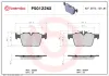 Bremsbelagsatz, Scheibenbremse Hinterachse BREMBO P50122NX Bild Bremsbelagsatz, Scheibenbremse Hinterachse BREMBO P50122NX