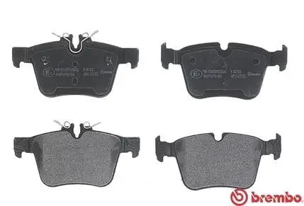 Bremsbelagsatz, Scheibenbremse Hinterachse BREMBO P 50 122 Bild Bremsbelagsatz, Scheibenbremse Hinterachse BREMBO P 50 122