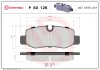 Bremsbelagsatz, Scheibenbremse Hinterachse BREMBO P 50 126 Bild Bremsbelagsatz, Scheibenbremse Hinterachse BREMBO P 50 126