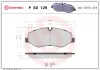 Bremsbelagsatz, Scheibenbremse Vorderachse BREMBO P 50 129 Bild Bremsbelagsatz, Scheibenbremse Vorderachse BREMBO P 50 129