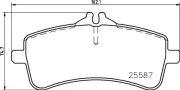 Bremsbelagsatz, Scheibenbremse BREMBO P 50 131