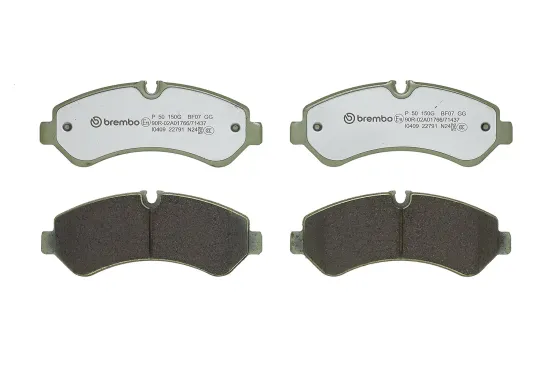 Bremsbelagsatz, Scheibenbremse Hinterachse BREMBO P 50 150G Bild Bremsbelagsatz, Scheibenbremse Hinterachse BREMBO P 50 150G