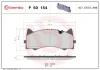 Bremsbelagsatz, Scheibenbremse Vorderachse BREMBO P 50 154 Bild Bremsbelagsatz, Scheibenbremse Vorderachse BREMBO P 50 154