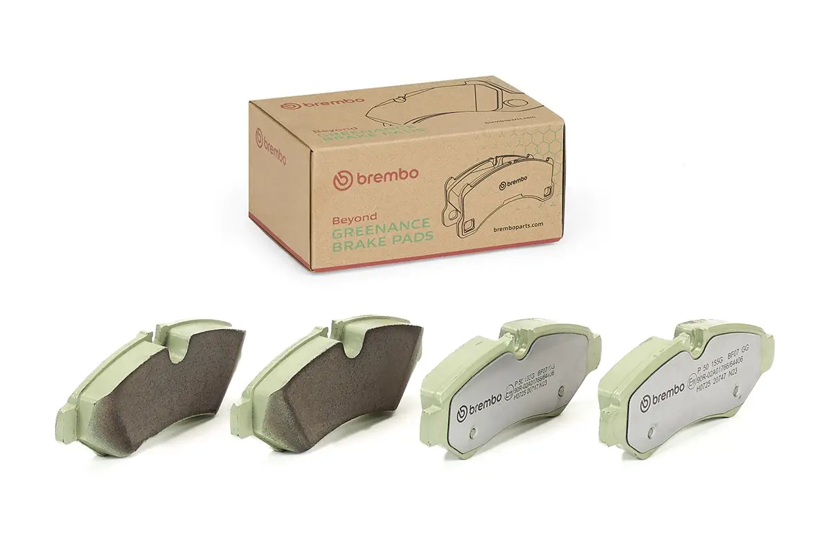 Bremsbelagsatz, Scheibenbremse Hinterachse BREMBO P 50 155G