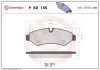 Bremsbelagsatz, Scheibenbremse Hinterachse BREMBO P 50 155 Bild Bremsbelagsatz, Scheibenbremse Hinterachse BREMBO P 50 155