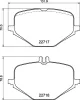 Bremsbelagsatz, Scheibenbremse Hinterachse BREMBO P 50 167 Bild Bremsbelagsatz, Scheibenbremse Hinterachse BREMBO P 50 167