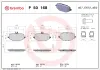 Bremsbelagsatz, Scheibenbremse Hinterachse BREMBO P 50 168 Bild Bremsbelagsatz, Scheibenbremse Hinterachse BREMBO P 50 168