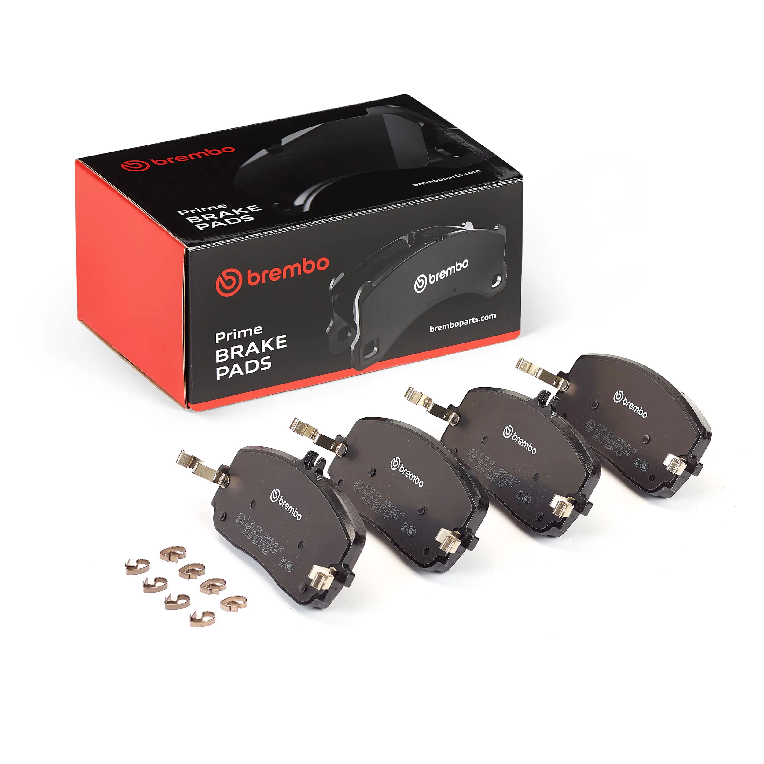 Bremsbelagsatz, Scheibenbremse Vorderachse BREMBO P 50 174