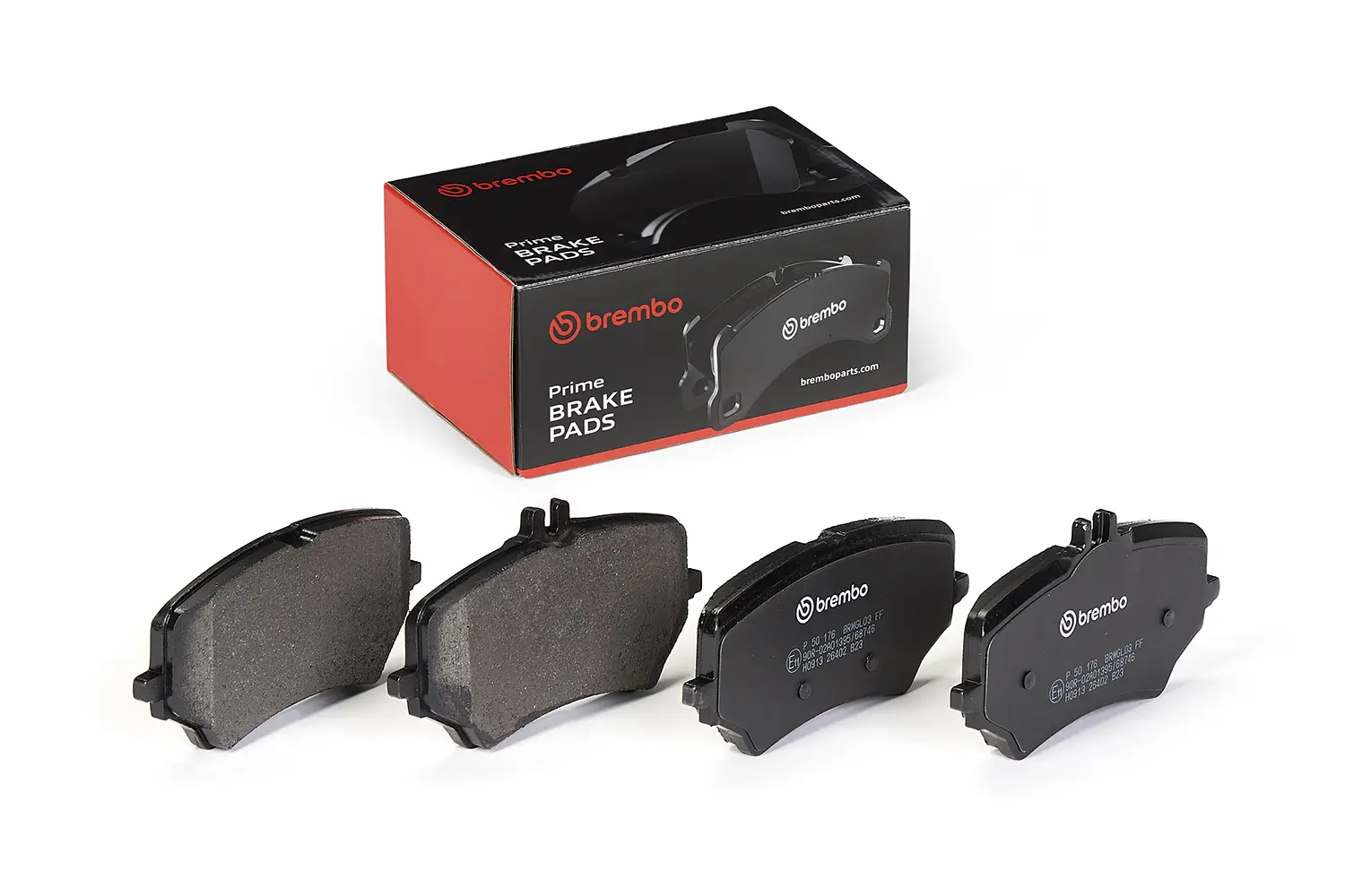 Bremsbelagsatz, Scheibenbremse Hinterachse BREMBO P 50 176