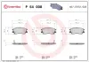Bremsbelagsatz, Scheibenbremse Vorderachse BREMBO P 54 008 Bild Bremsbelagsatz, Scheibenbremse Vorderachse BREMBO P 54 008