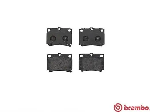 Bremsbelagsatz, Scheibenbremse Hinterachse BREMBO P 54 026 Bild Bremsbelagsatz, Scheibenbremse Hinterachse BREMBO P 54 026