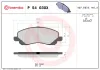 Bremsbelagsatz, Scheibenbremse BREMBO P 54 030X Bild Bremsbelagsatz, Scheibenbremse BREMBO P 54 030X
