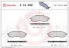 Bremsbelagsatz, Scheibenbremse Vorderachse BREMBO P 54 032 Bild Bremsbelagsatz, Scheibenbremse Vorderachse BREMBO P 54 032