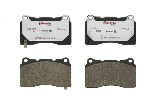 Bremsbelagsatz, Scheibenbremse Vorderachse BREMBO P 54 039X Bild Bremsbelagsatz, Scheibenbremse Vorderachse BREMBO P 54 039X