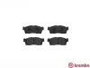 Bremsbelagsatz, Scheibenbremse Vorderachse BREMBO P 54 049 Bild Bremsbelagsatz, Scheibenbremse Vorderachse BREMBO P 54 049