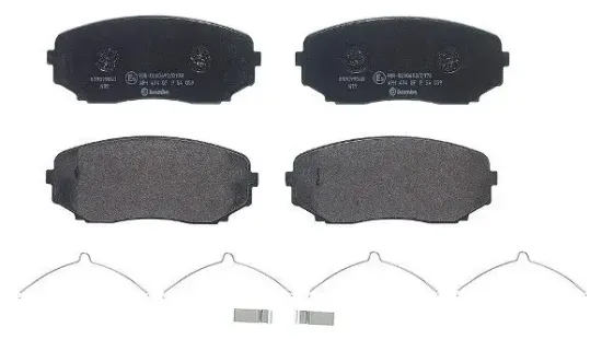 Bremsbelagsatz, Scheibenbremse Vorderachse BREMBO P 54 059 Bild Bremsbelagsatz, Scheibenbremse Vorderachse BREMBO P 54 059