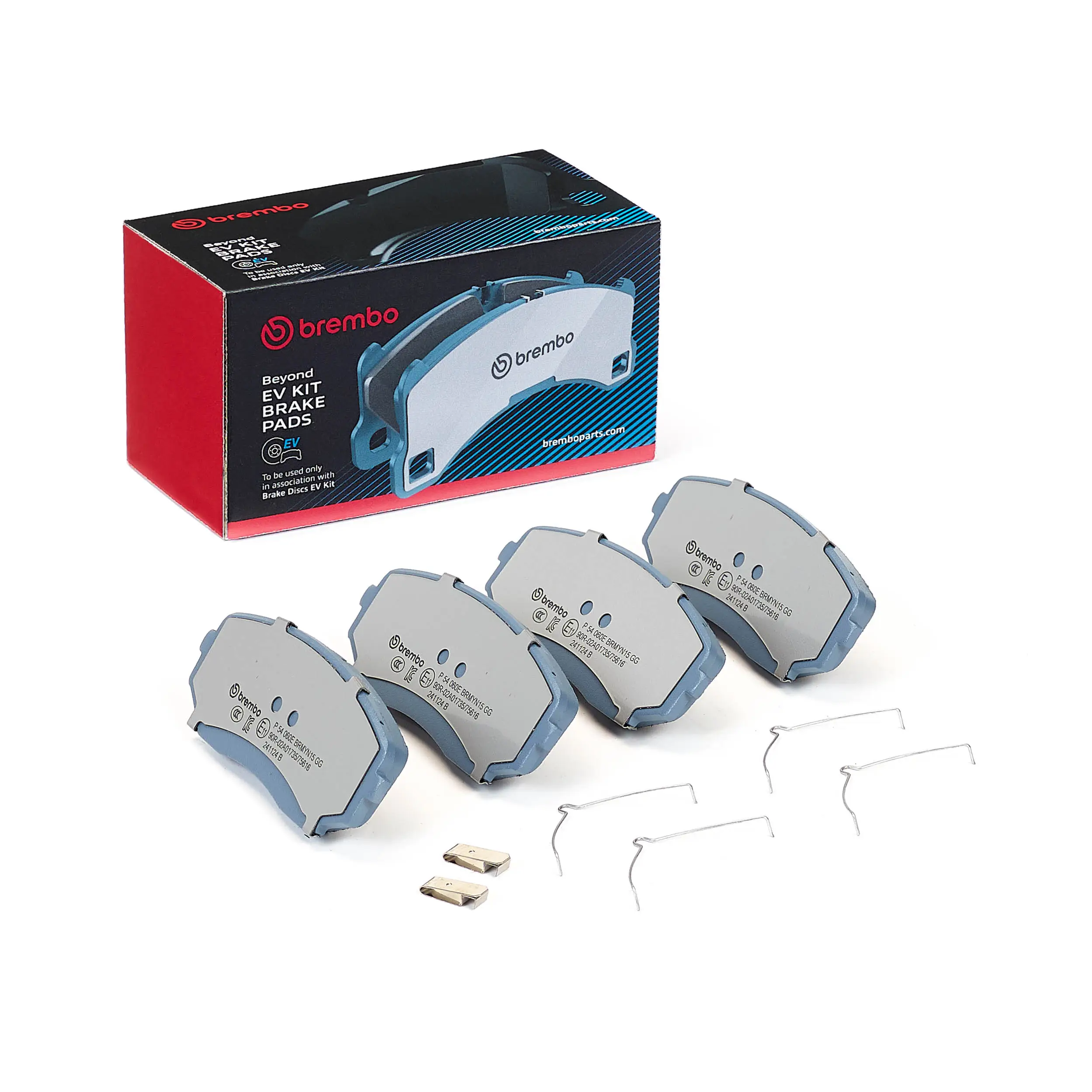 Bremsbelagsatz, Scheibenbremse Vorderachse BREMBO P 54 060E