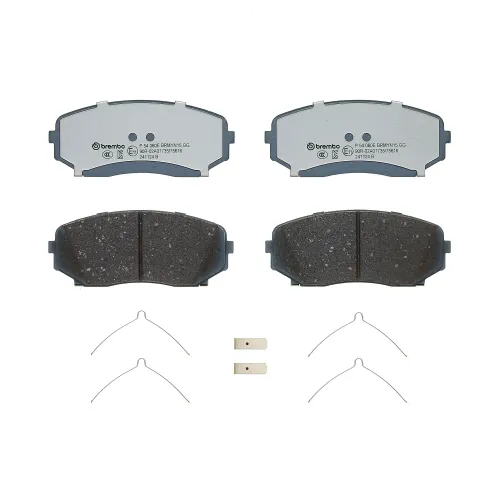 Bremsbelagsatz, Scheibenbremse Vorderachse BREMBO P 54 060E Bild Bremsbelagsatz, Scheibenbremse Vorderachse BREMBO P 54 060E