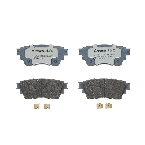 Bremsbelagsatz, Scheibenbremse Hinterachse BREMBO P 54 063E Bild Bremsbelagsatz, Scheibenbremse Hinterachse BREMBO P 54 063E