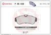 Bremsbelagsatz, Scheibenbremse Vorderachse BREMBO P 56 022 Bild Bremsbelagsatz, Scheibenbremse Vorderachse BREMBO P 56 022