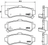 Bremsbelagsatz, Scheibenbremse Hinterachse BREMBO P 56 035