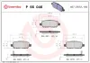 Bremsbelagsatz, Scheibenbremse Hinterachse BREMBO P 56 046 Bild Bremsbelagsatz, Scheibenbremse Hinterachse BREMBO P 56 046
