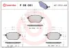 Bremsbelagsatz, Scheibenbremse Vorderachse BREMBO P 56 051 Bild Bremsbelagsatz, Scheibenbremse Vorderachse BREMBO P 56 051