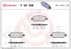 Bremsbelagsatz, Scheibenbremse Hinterachse BREMBO P 56 068 Bild Bremsbelagsatz, Scheibenbremse Hinterachse BREMBO P 56 068