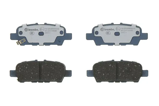 Bremsbelagsatz, Scheibenbremse Hinterachse BREMBO P 56 087E Bild Bremsbelagsatz, Scheibenbremse Hinterachse BREMBO P 56 087E
