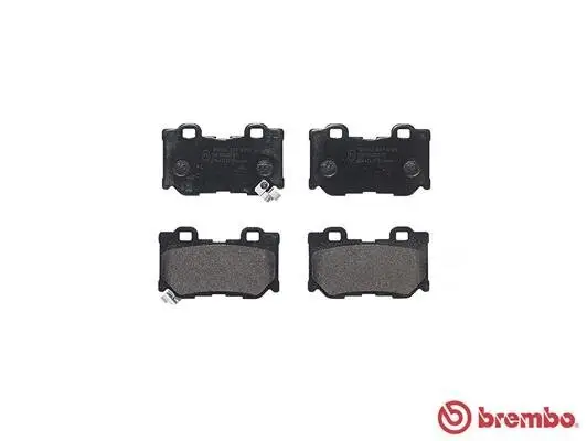 Bremsbelagsatz, Scheibenbremse Hinterachse BREMBO P 56 095 Bild Bremsbelagsatz, Scheibenbremse Hinterachse BREMBO P 56 095