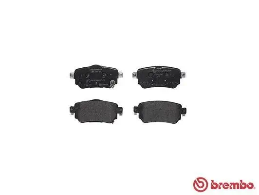Bremsbelagsatz, Scheibenbremse Hinterachse BREMBO P 56 098 Bild Bremsbelagsatz, Scheibenbremse Hinterachse BREMBO P 56 098